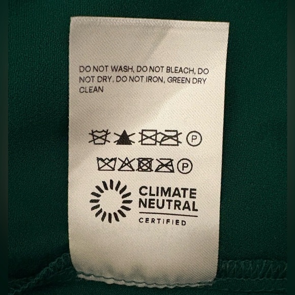 Reformation Winslow Emerald Green Holiday Maxi Dress NWT XS - Picture 9 of 9